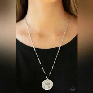 ‘Light It Up’ Silver Necklace